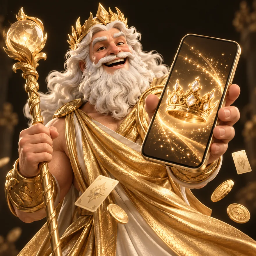 Smartphone with crown — Royal Reels