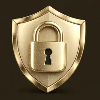 Shield with padlock — Royal Reels