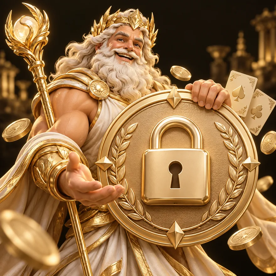 Padlock emblem — Royal Reels