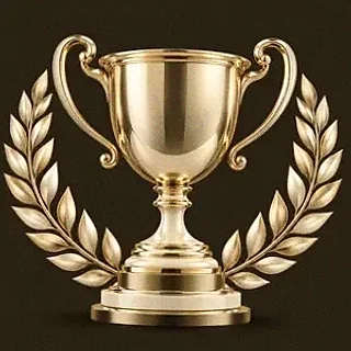 Gold trophy cup — Royal Reels