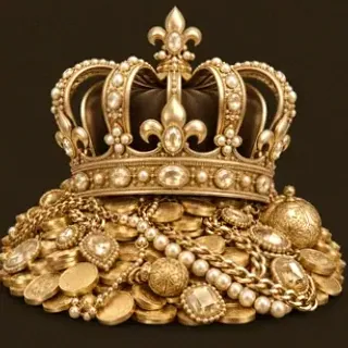 Gold treasure pile — Royal Reels