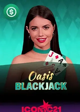 Oasis Blackjack live game cover