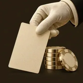 Hand dealing card — Royal Reels