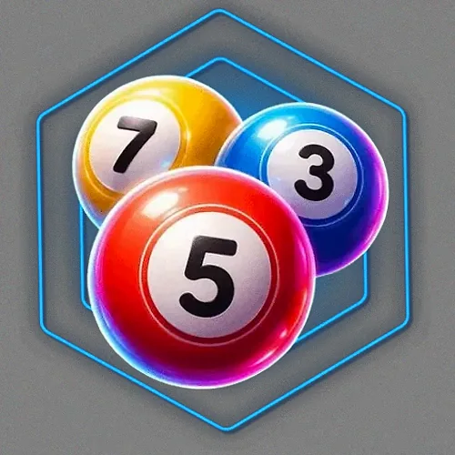 Numbered bingo balls