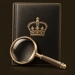 Passport magnifying glass — Royal Reels