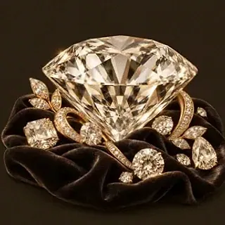 Faceted diamond gemstone — Royal Reels